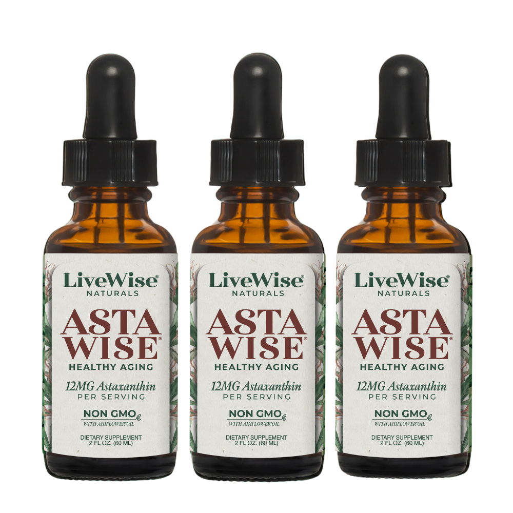 Asta Wise Bundle – 90 Servings (3 Bottles) for Antioxidant & Eye Health