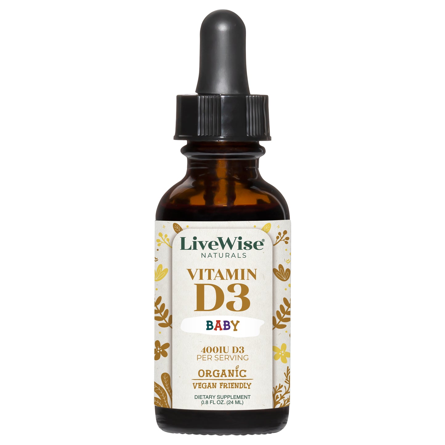 Vitamin D3 for Infants & Toddlers (Vegan Friendly)