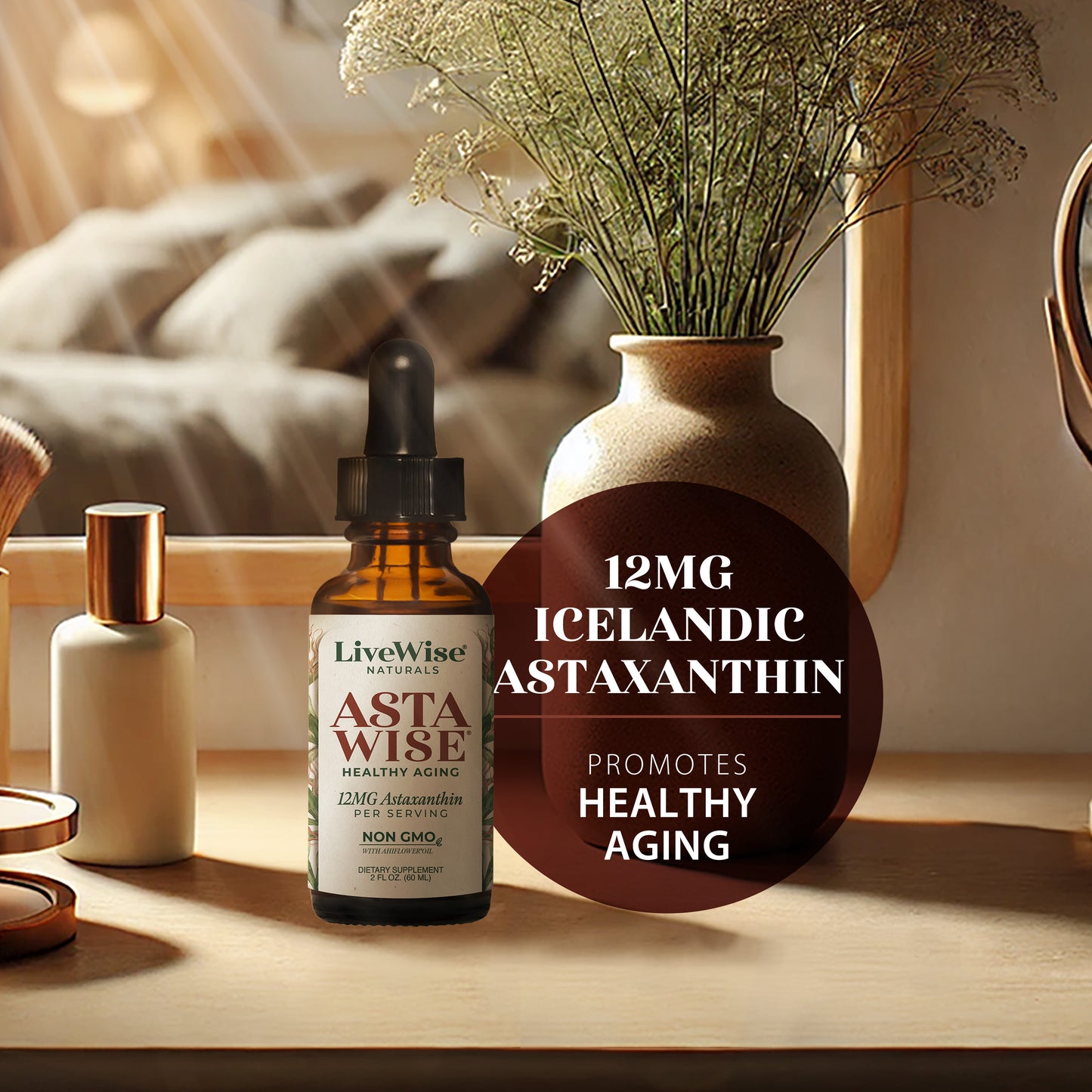 Asta Wise Bundle – 90 Servings (3 Bottles) for Antioxidant & Eye Health