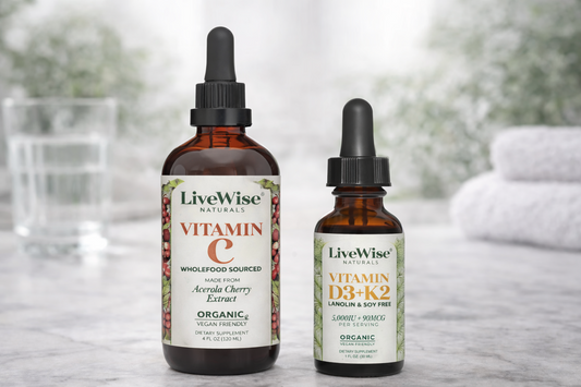 IMMUNE ESSENTIALS DUO (D3 + K2 + Vitamin C)