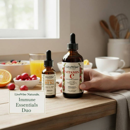 IMMUNE ESSENTIALS DUO (D3 + K2 + Vitamin C)