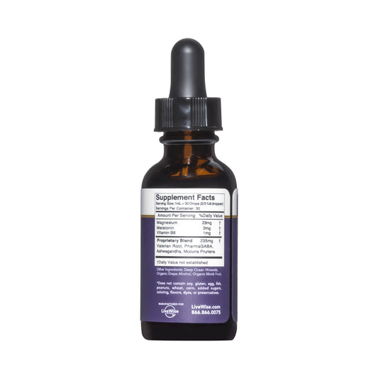 Sleep Wise – Natural Sleep Aid with Herbal Extracts for Restful Sleep & Relaxation (2oz)