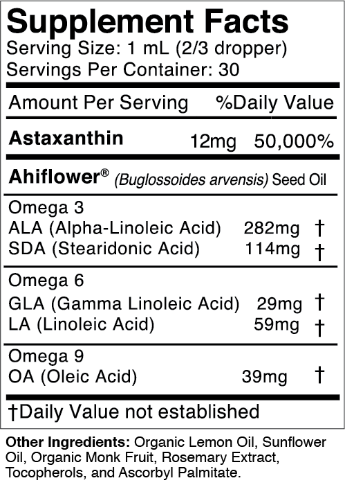 Astaxanthin 12mg – Icelandic Antioxidant for Eye, Skin & Cellular Health (2oz)