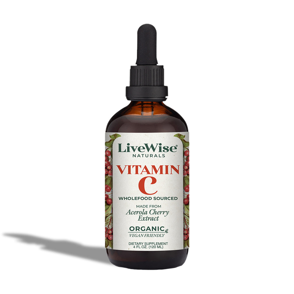 Vitamin C Liquid Drops – Organic Wholefood Immune Support (4oz)