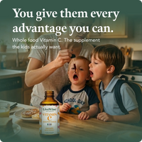 Kids Vitamin C liquid drops for a school-day routine