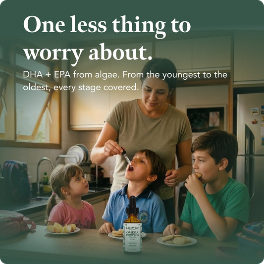 Plant-Based Omega DHA & EPA Liquid Drops for Kids