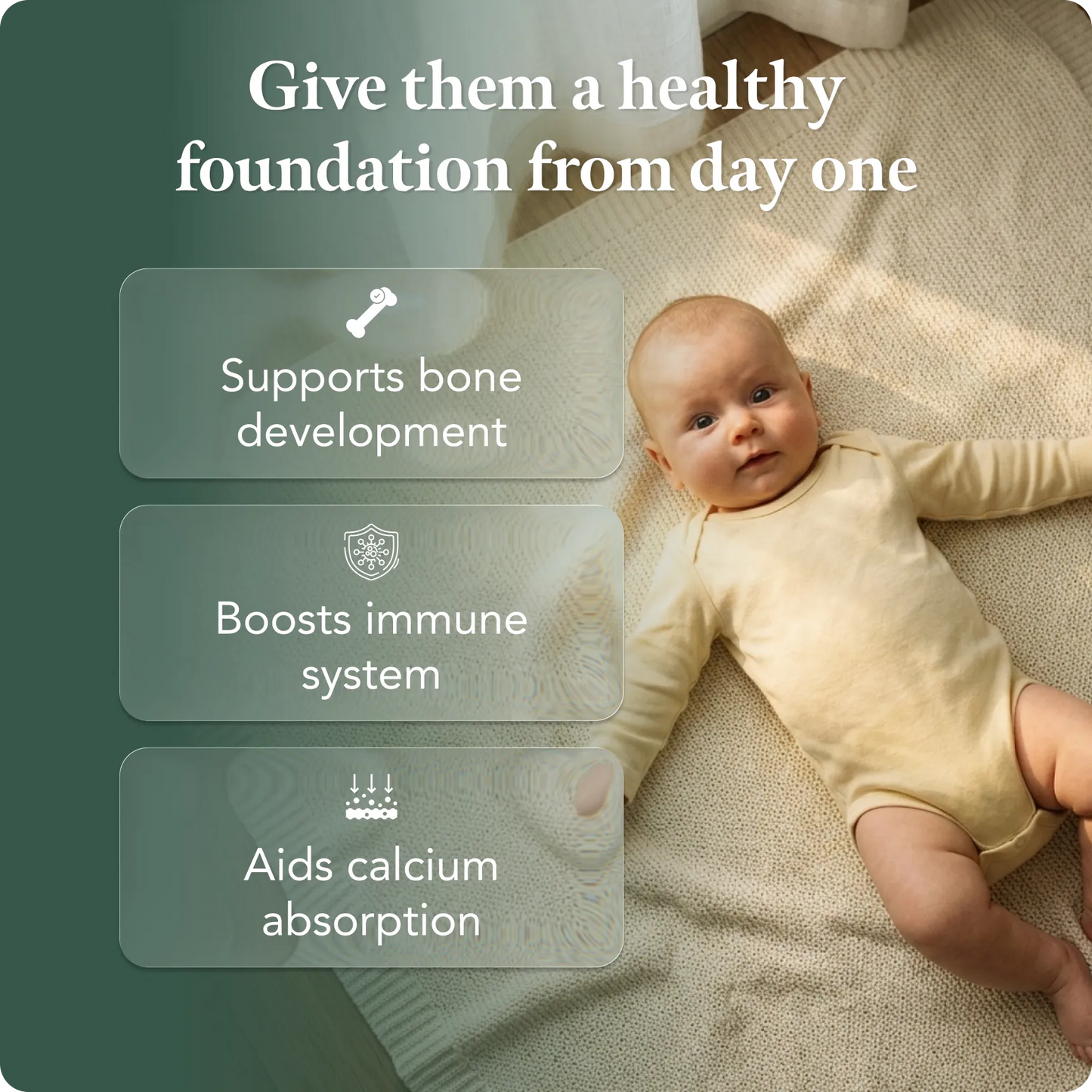 Vitamin D3 for Infants & Toddlers (Vegan Friendly)