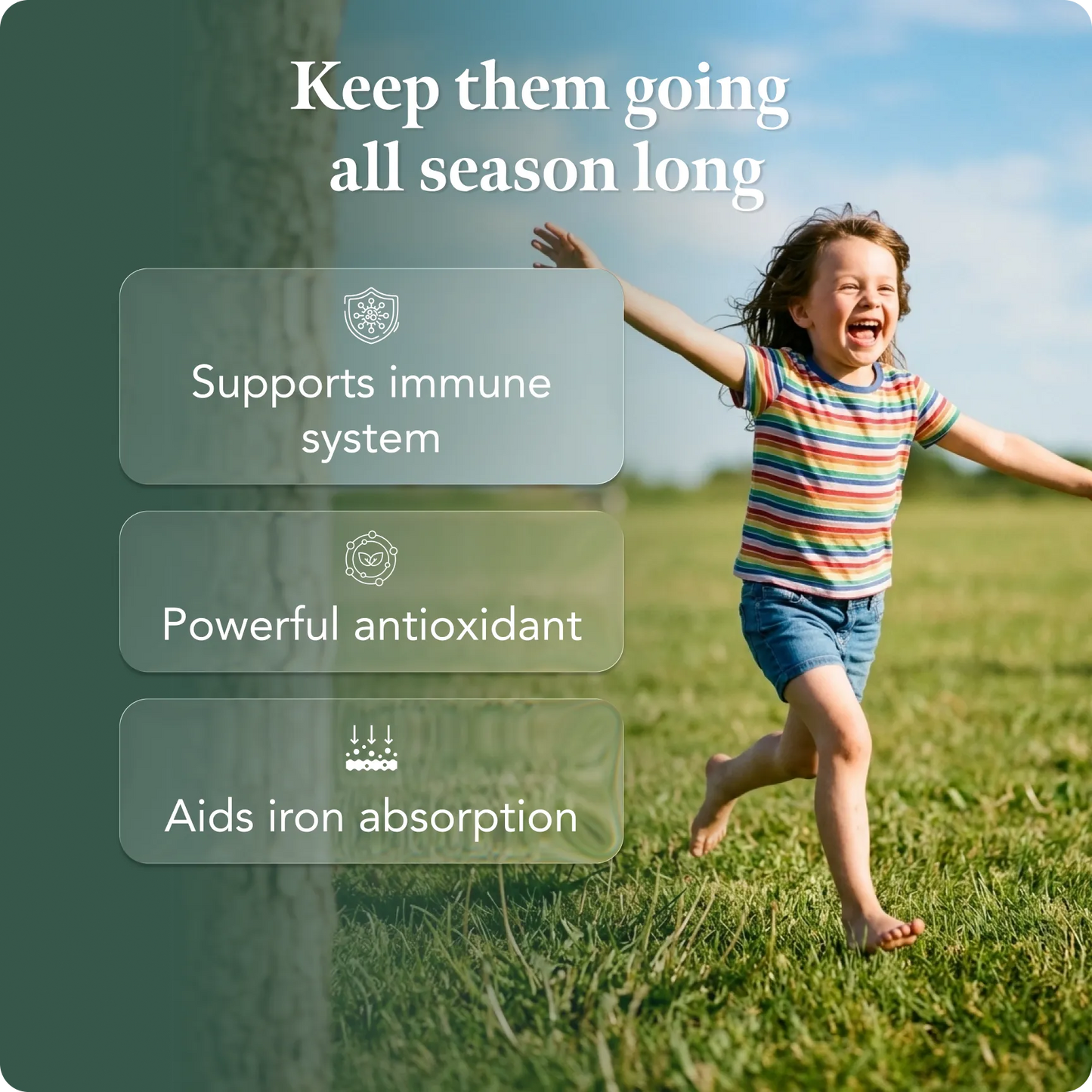 Organic Wholefood Vitamin C Drops for Kids – Immune Support & Antioxidant Boost
