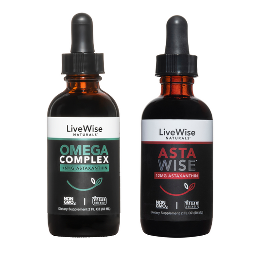 Age Wise Duo – Omega Complex & Astaxanthin for Bone, Heart & Antioxidant Support - Limited Time 50% OFF