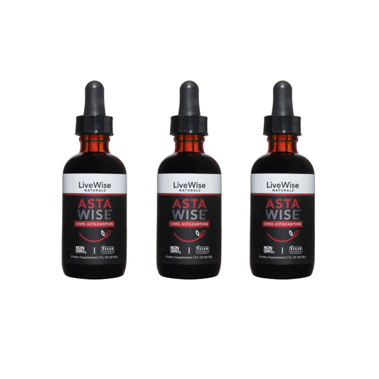 Asta Wise Bundle – 90 Servings (3 Bottles) for Antioxidant & Eye Health -