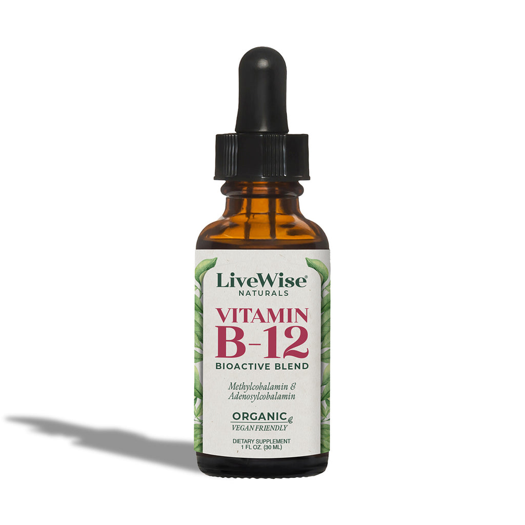 Vitamin B12 Bio Active Blend – Methylcobalamin & Adenosylcobalamin for Energy & Cognitive Support (1oz or 2oz)