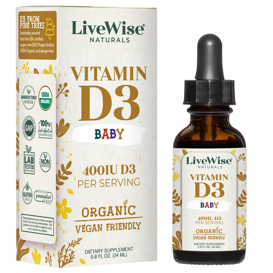Vitamin D3 for Infants & Toddlers (Vegan Friendly)