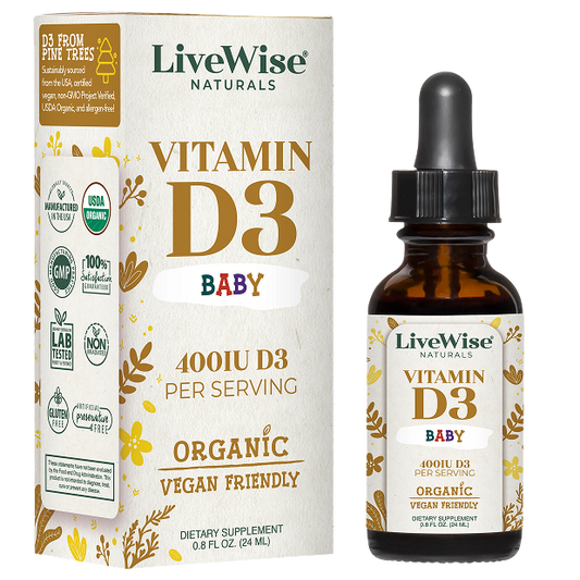 Vitamin D3 for Infants & Toddlers (Vegan Friendly)