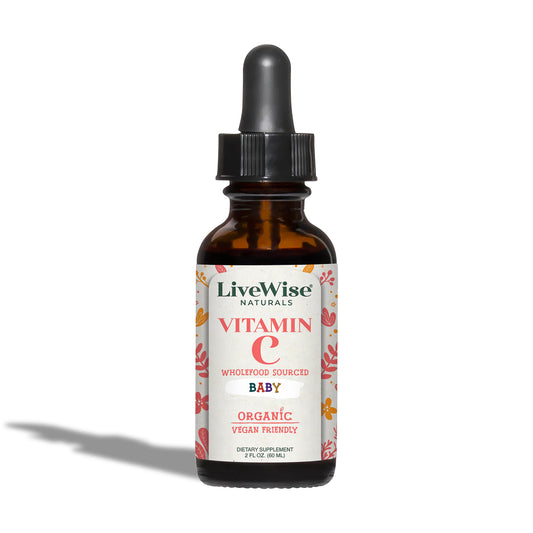 Organic Wholefood Vitamin C Drops for Infants & Toddlers – Immune Support & Antioxidants