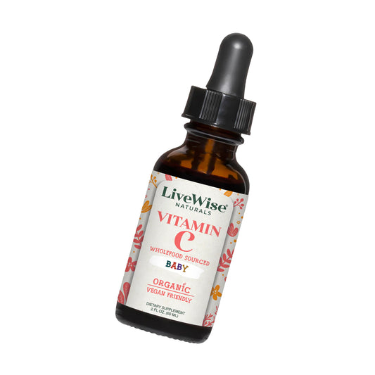 Organic Wholefood Vitamin C Drops for Infants & Toddlers – Immune Support & Antioxidants