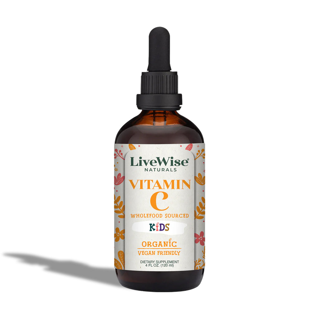 Organic Wholefood Vitamin C Drops for Kids – Immune Support & Antioxidant Boost