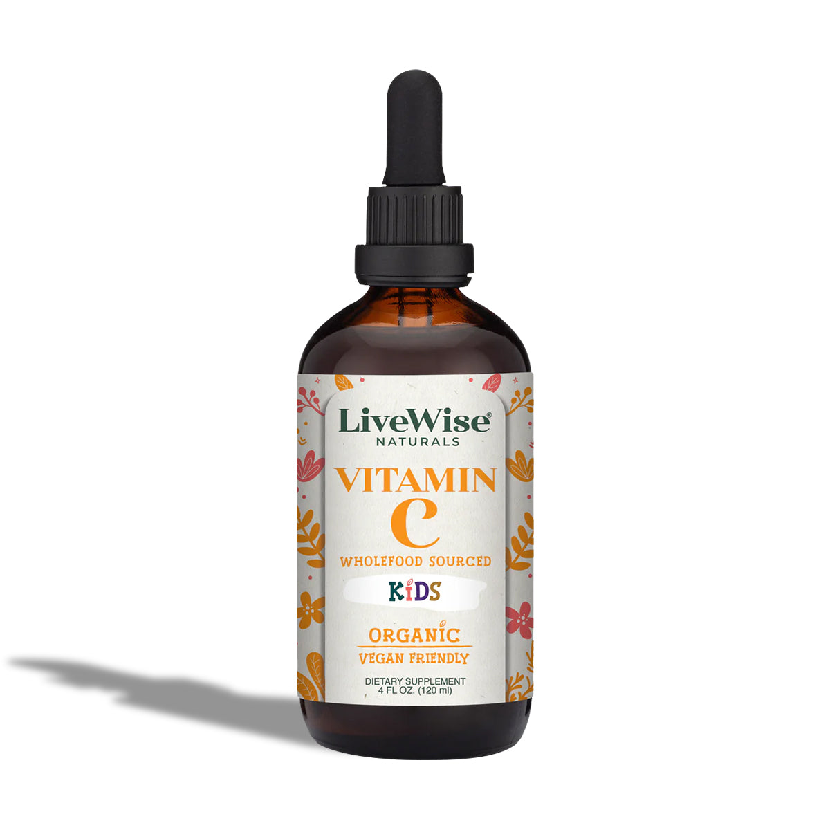 Organic Wholefood Vitamin C Drops for Kids – Immune Support & Antioxidant Boost