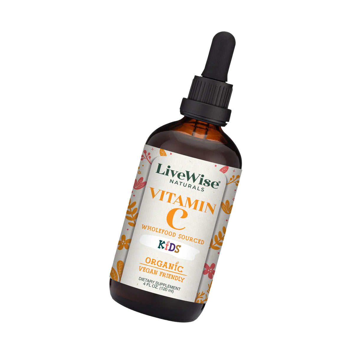 Organic Wholefood Vitamin C Drops for Kids – Immune Support & Antioxidant Boost