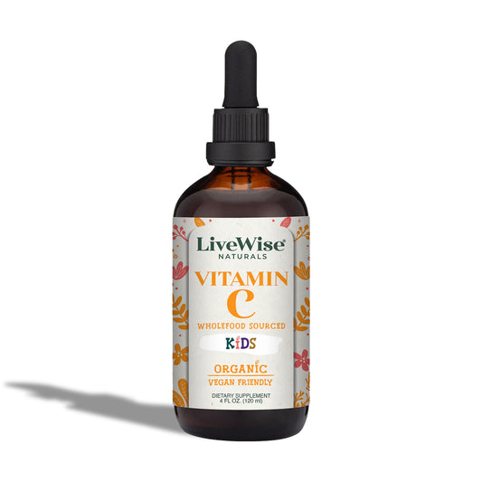 Organic Wholefood Vitamin C Drops for Kids – Immune Support & Antioxidant Boost