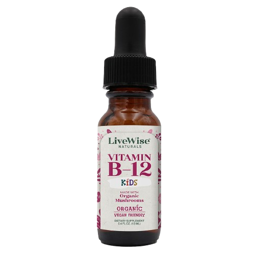 Vitamin B12 Drops for Toddlers & Kids – Energy & Nervous System Support (0.4oz)