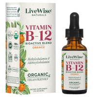 Vitamin B12 Bio Active Blend – Methylcobalamin & Adenosylcobalamin for Energy & Cognitive Support (1oz or 2oz)