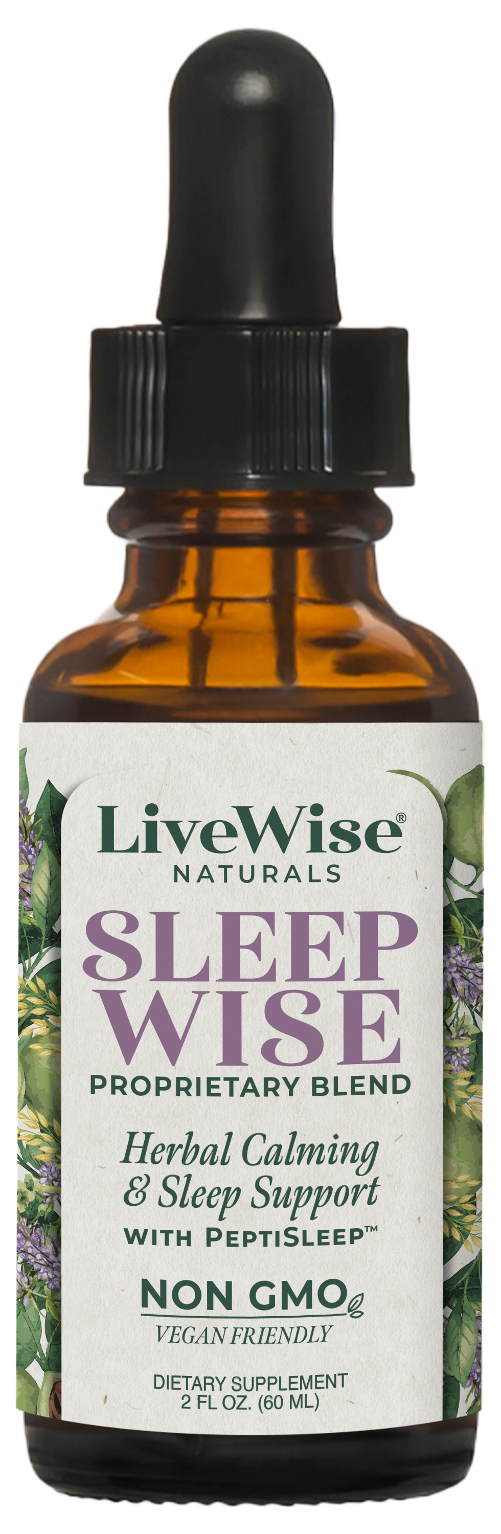 Sleep Wise – Natural Sleep Aid with Herbal Extracts for Restful Sleep & Relaxation (2oz)