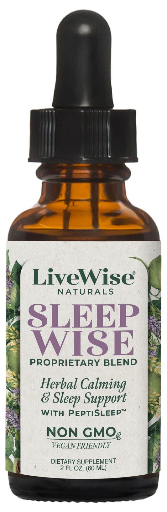 Sleep Wise – Natural Sleep Aid with Herbal Extracts for Restful Sleep & Relaxation (2oz)
