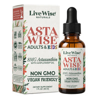 Asta Wise – Astaxanthin & Ahiflower® Booster for Joints, Skin & Eye Health (1oz)