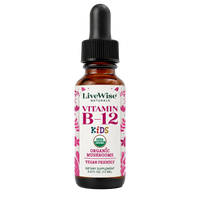 LiveWise Naturals Kids B-12 liquid drops bottle