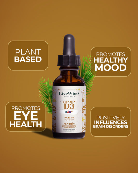 Vitamin D3 for Infants & Toddlers (Vegan Friendly)