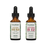 UNFLAVORED D3+K2 AND ORANGE B-12