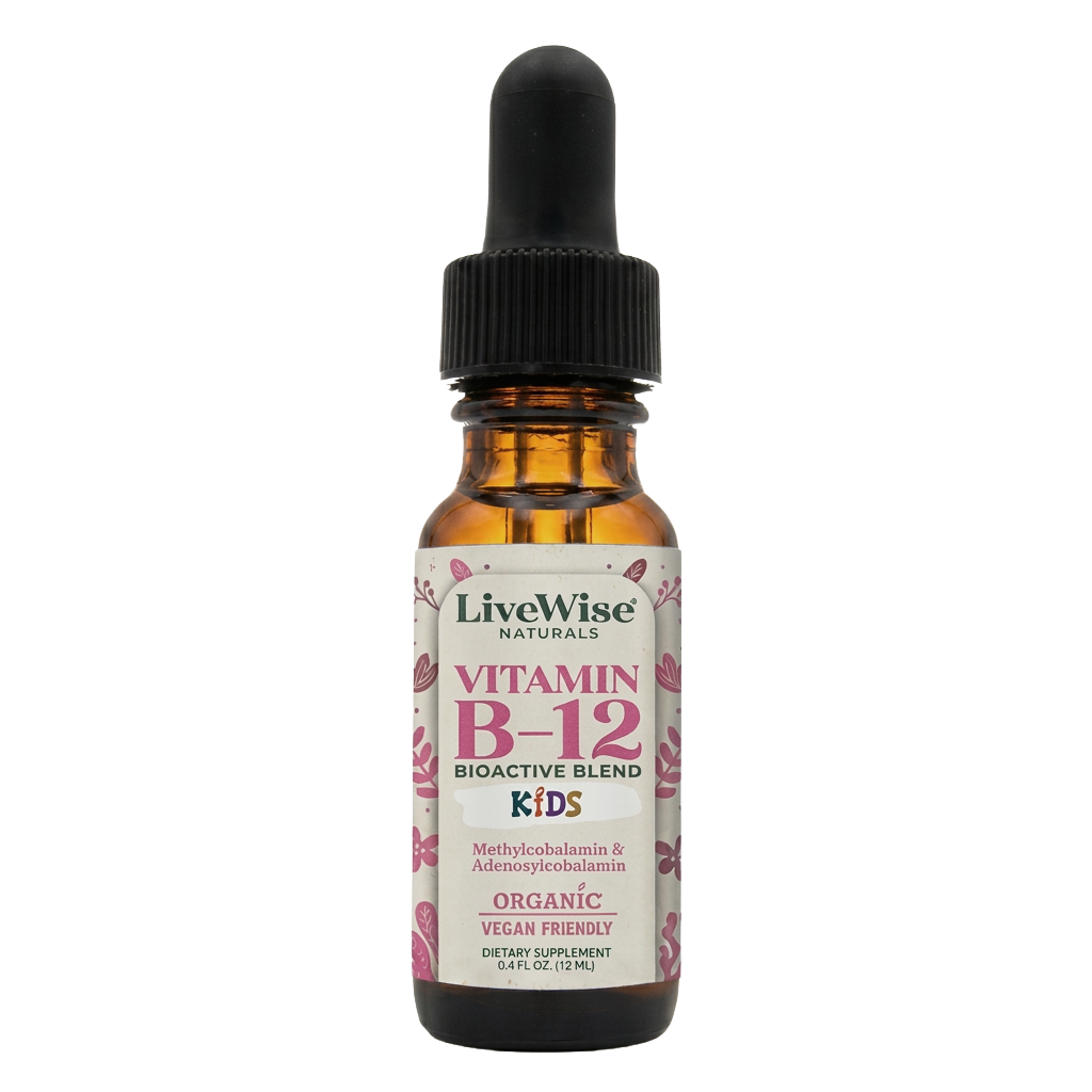 Vitamin B12 Drops for Toddlers & Kids – Energy & Nervous System Support (0.4oz)