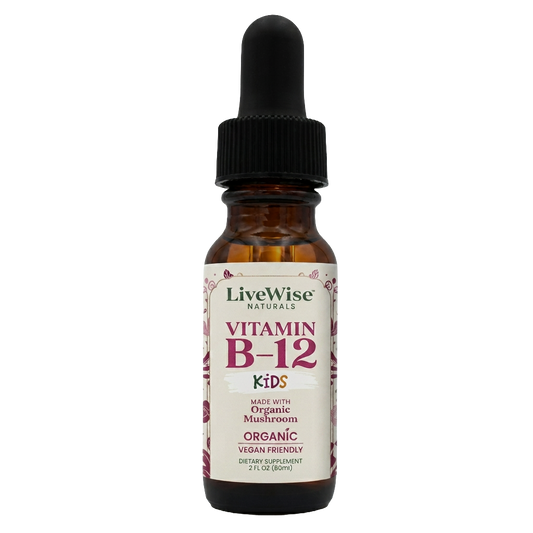 Vitamin B12 Drops for Toddlers & Kids – Energy & Nervous System Support (0.4oz)