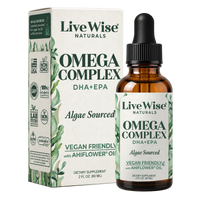 Omega Complex Liquid Drops – Plant-Based DHA & EPA for Brain, Heart & Eye Health (2oz)