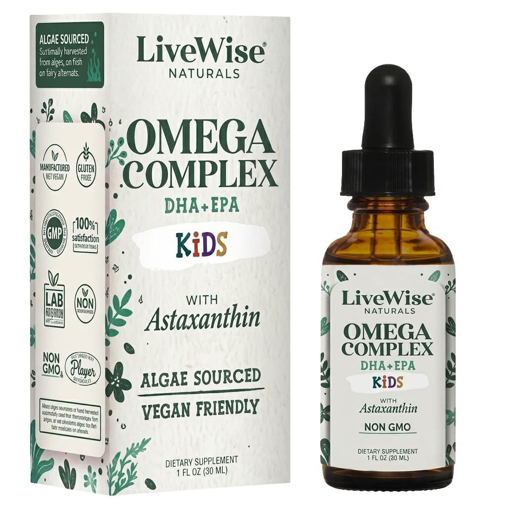 Omega Complex Drops for Kids – DHA & EPA for Brain & Heart Health