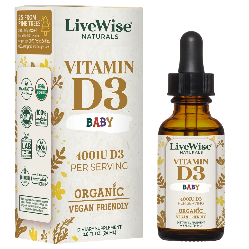 Vitamin D3 for Infants & Toddlers (Vegan Friendly)
