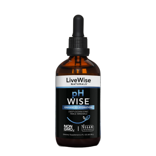 pH Wise – Deep Ocean Trace Minerals with Magnesium, Potassium & 70+ Trace Minerals (2oz)