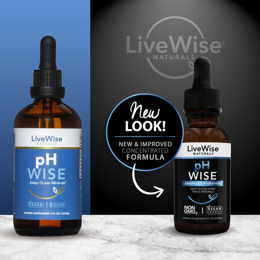 pH Wise – Deep Ocean Trace Minerals with Magnesium, Potassium & 70+ Minerals for Hydration & Balance (2oz)